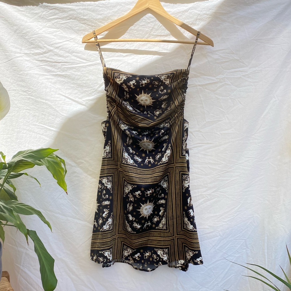 Danielle Bernstein Printed Mini Slip